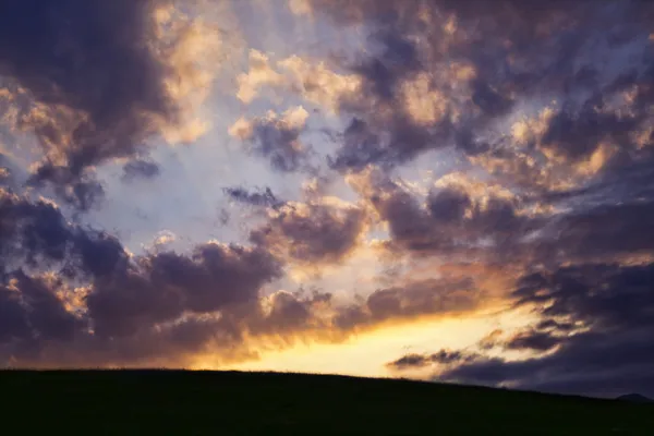 Mooie zonsondergang — Stockfoto