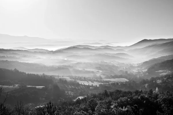 Morgon i berg — Stockfoto