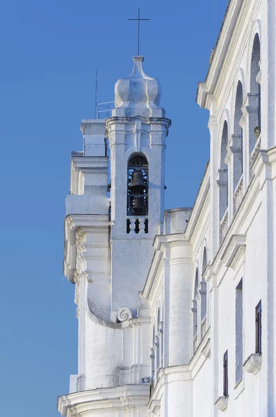Detalj av klocktornet basilikan helgedomen i santa maria del pozzo - capurso - Apulien - Italien — Stockfoto