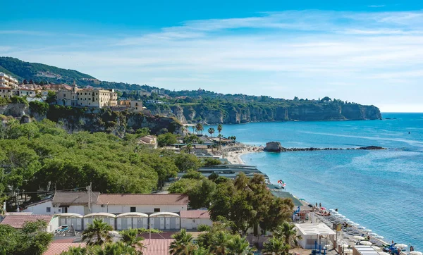 High View Tropea Town Beach Calabria Italy — Stock Photo, Image