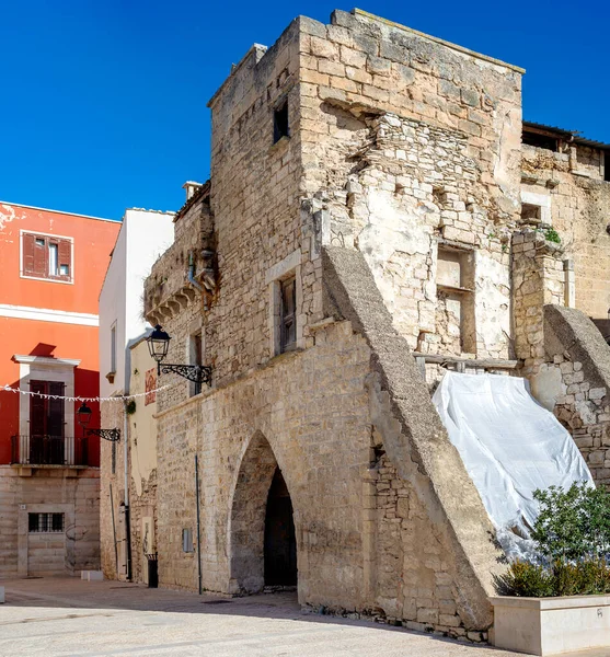Glimpse Buildings Alleys Historic Center Corato Town Bari Puglia Italy — Zdjęcie stockowe