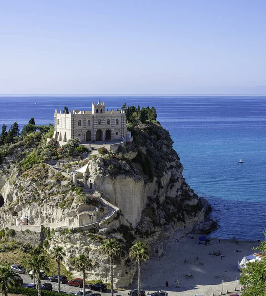 Tropea Panoramic High View Calabria Itália — Fotografia de Stock