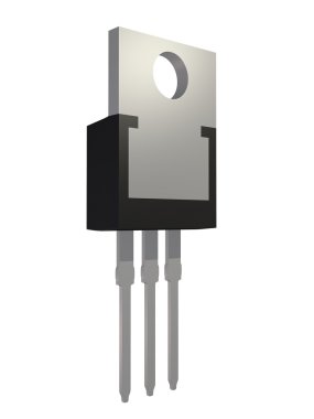 Isolated TO-220 MOSFET clipart