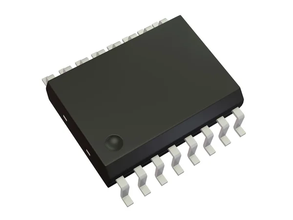 Isolated SOIC 16W Component — Stock Photo, Image