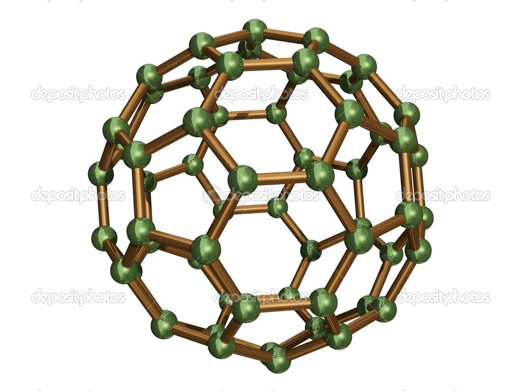 Isolated C60 Fullerene