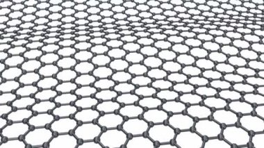 Grafin bir levha üzerinde dalgaların sorunsuz döngü