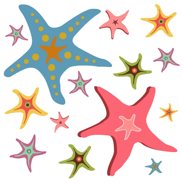 Star fishes — Stock Vector