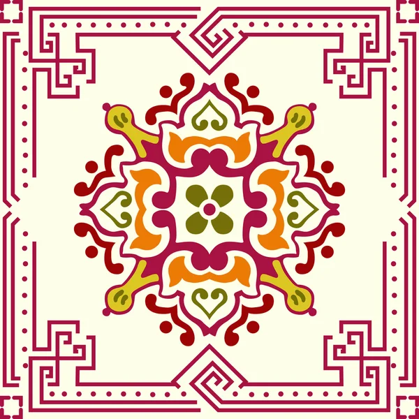 Seamless ornament tile — Stock Vector