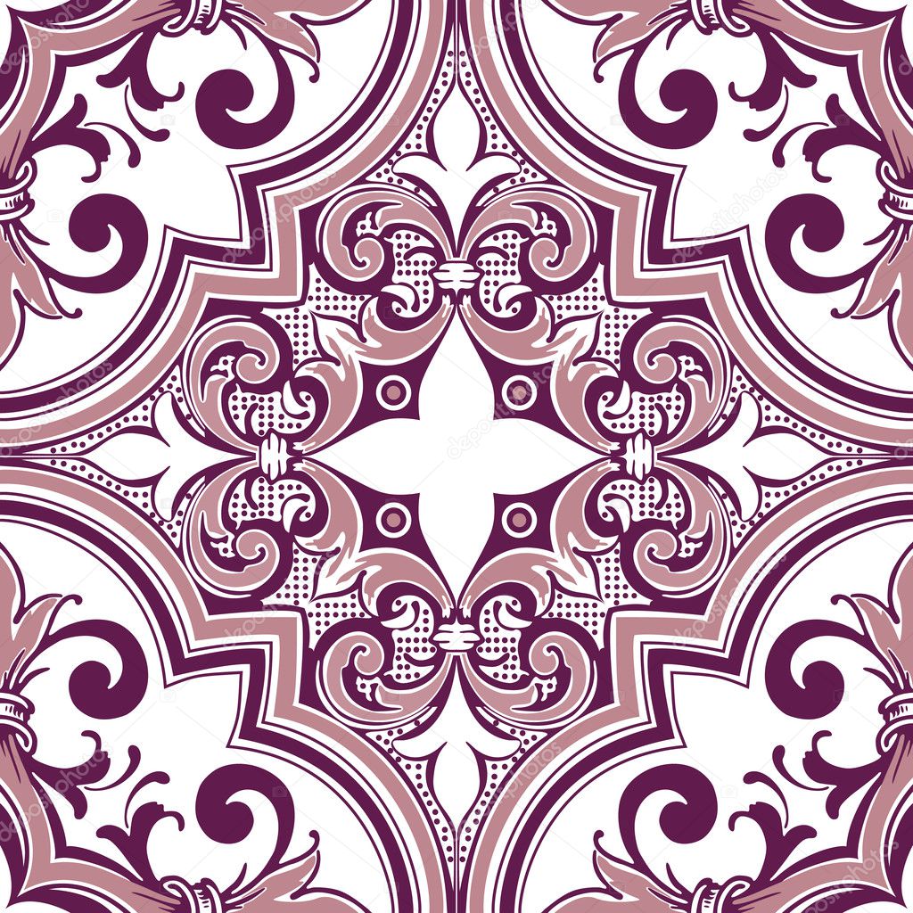 Seamless colourful ornament tiles — Stock Vector © AnaMOMarques 29279237