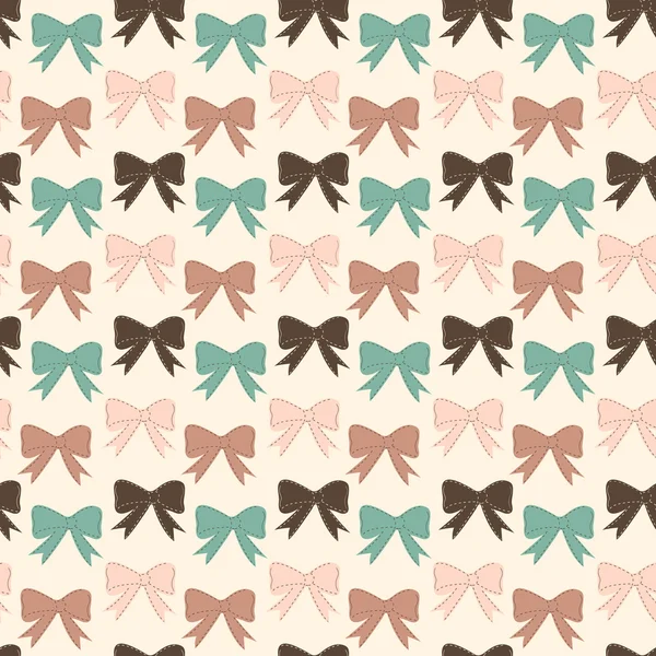 Bows pattern — Wektor stockowy