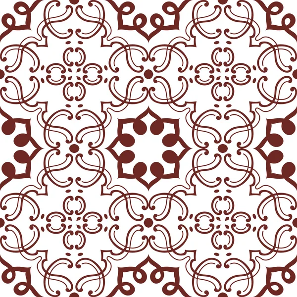 Antiguos azulejos florales — Vector de stock