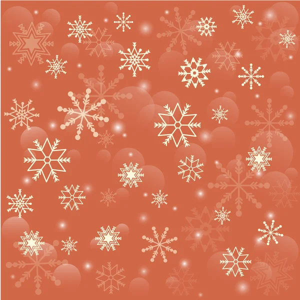 Falling snowflakes — Stock Vector