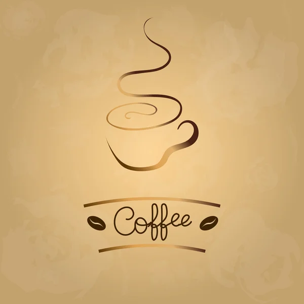 Koffiemenu — Stockvector