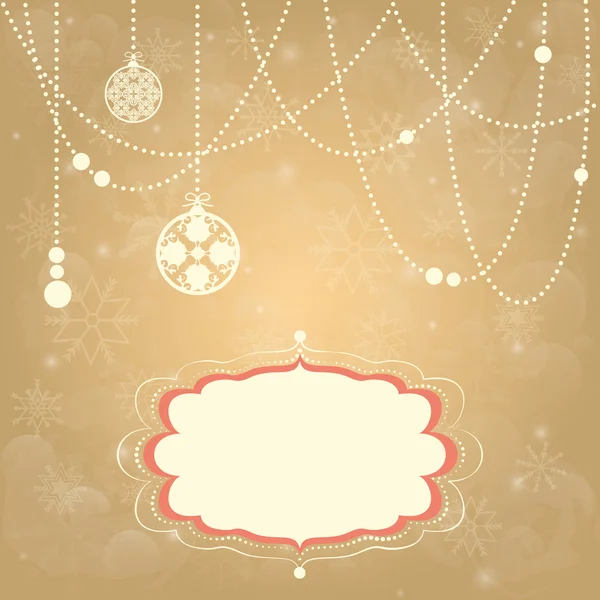 Christmas shiny background — Stock Vector