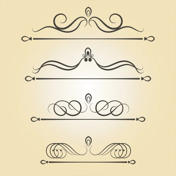 Elementos caligráficos — Archivo Imágenes Vectoriales