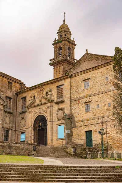 Zicht San Domingo Bonaval Kerk Santiago Compostela Spanje — Stockfoto