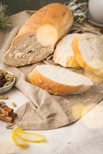 Ingrediënten Voor Het Bereiden Van Spaanse Torrijas Franse Toastjes Traditionele — Stockfoto