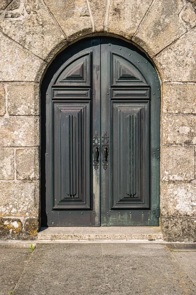 Πόρτα Της Εκκλησίας Του Χριστού Igreja Matriz Sistelo Sistelo Arcos — Φωτογραφία Αρχείου