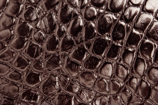 Nahaufnahme Detail Der Silbernen Leder Textur Hintergrund — Stockfoto