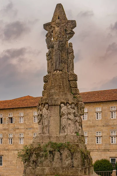 Church Convent San Francisco Santiago Compostela Galicia Spain — Stok fotoğraf