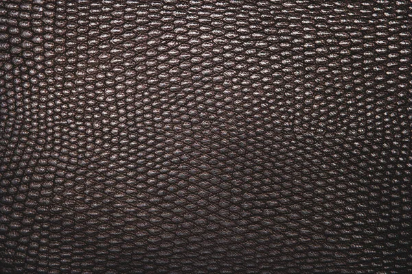 Closeup Detail Black Leather Texture Background — Fotografia de Stock