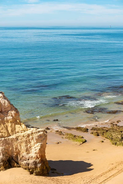 View Praia Rocha Portimao Algarve Region Portugal — Stock Photo, Image