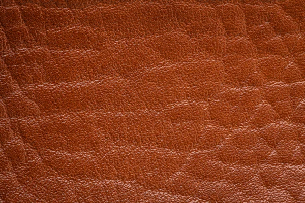 Fondo Cuero Artificial Sintético Marrón Con Textura Ordenada Espacio Copia — Foto de Stock