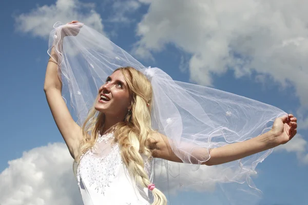 Happy bride — Stock Photo, Image