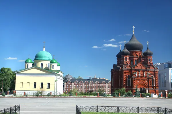 Orthodox cathedrals in Tula — Stock Photo, Image