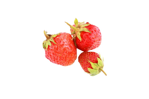 Ripe and fresh organic red strawberries — Stock Photo, Image