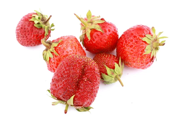 Fresas rojas orgánicas maduras y frescas — Foto de Stock