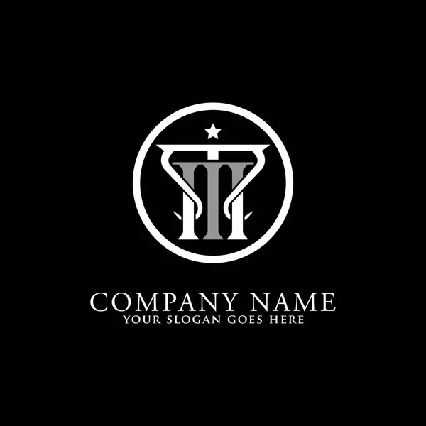 Písmena Logo Návrhy Původní Jméno Logo Nápad Nejlepší Pro Obchodní — Stockový vektor