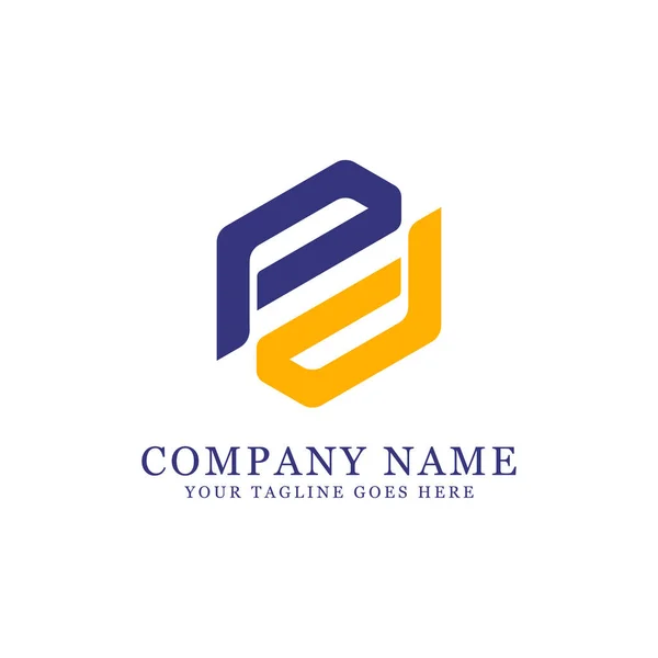 Počáteční Návrh Loga Logo Představuje Vektorový Ilustrační Obrázek Písmen — Stockový vektor