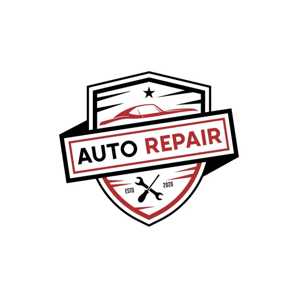 Automotivo Reparação Serviço Logotipo Ideia Emblema Design Melhor Para Loja — Vetor de Stock