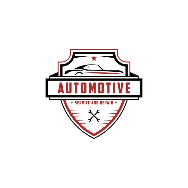 Carro Automotivo Reparação Serviço Emblema Logotipo Ideia Design Melhor Para — Vetor de Stock