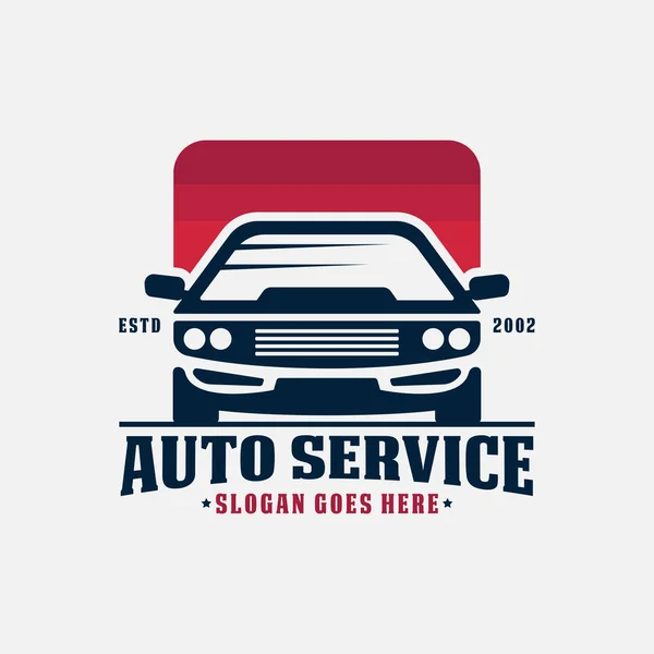 Auto Serviço Reparação Carro Logotipo Design Vetor Melhor Para Personalizado — Vetor de Stock