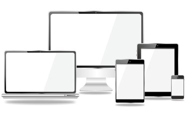 dizi mobil aygıtlar, akıllı telefon, tablet pc, laptop