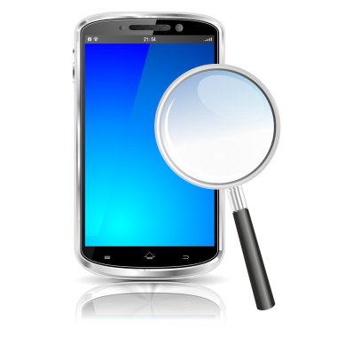 Büyüteç ile Smartphone