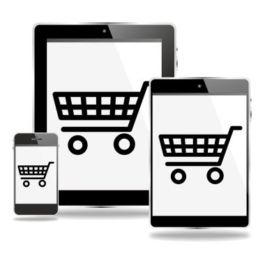 mcommerce mobile devices clipart