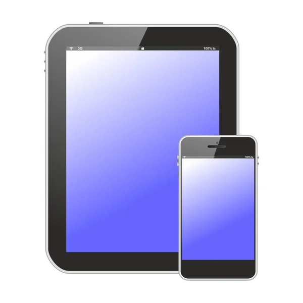 Smartphone und Tablet-PC — Stockfoto