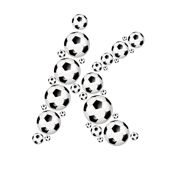 FOOTBALL, SOCCER ABC — Stock Photo, Image