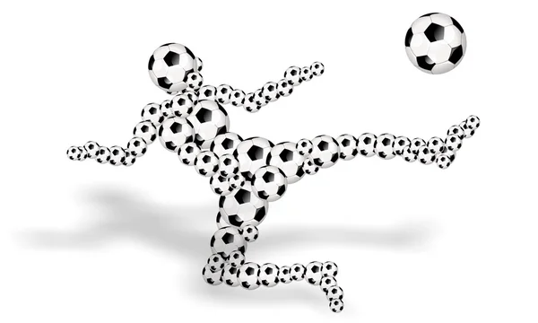 Soccer player — Stock Photo, Image