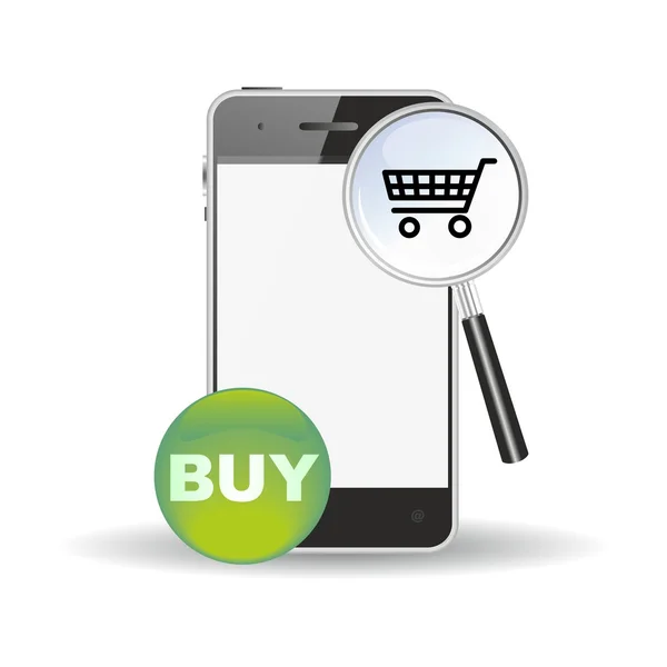 Mcommerce 쇼핑 아이콘 — 스톡 사진