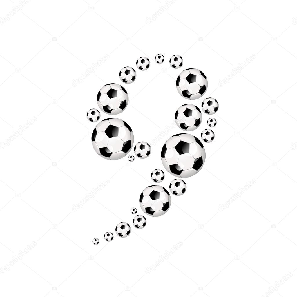 Soccer football sports number