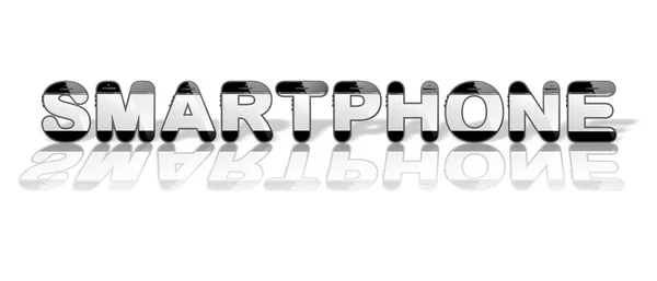 Das Wort Smartphone — Stockfoto