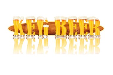 bira alfabesi harfleri bira fıçısı.