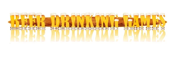 BEER ALPHABET lettere BEER DRINKING Giochi — Foto Stock