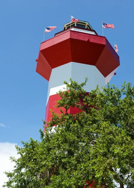 Harbor Town Lighthouse in Hilton Head, SC — Stock Photo, Image