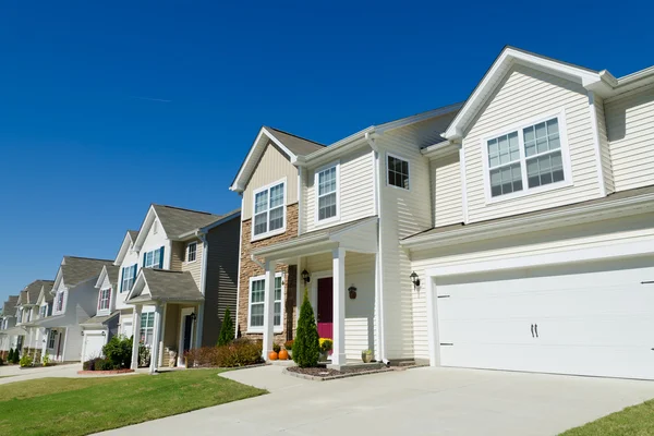 Street of residential houses — Stock Photo, Image