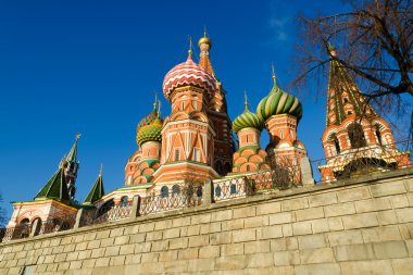 Rusya'nın Moskova St Basil Katedrali